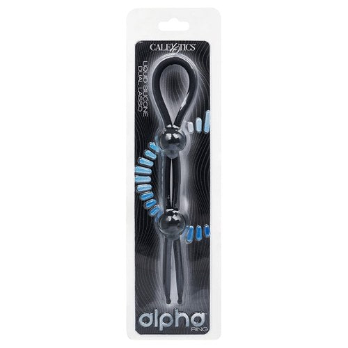 Alpha Liquid Silicone Dual Lasso-Black