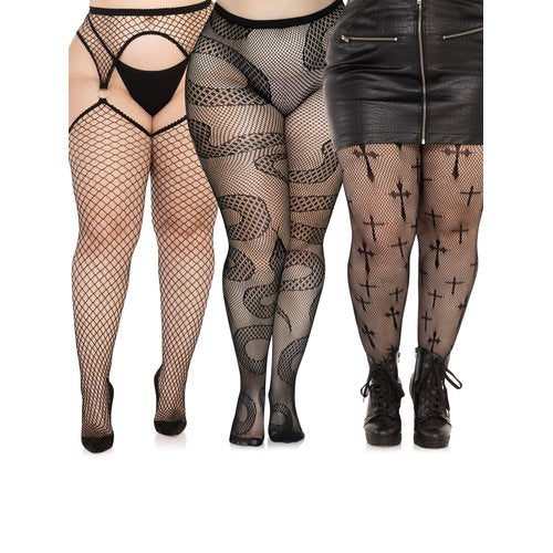 Alt Plus Fishnet Hosiery Bundle - alt-plus-fishnet-hosiery-bundle