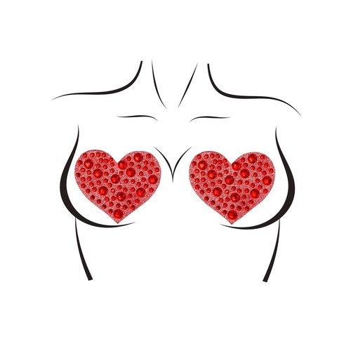 Amore Rhinestone Nipple Covers - NIPPLE017 00322