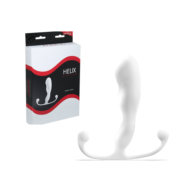 ANEROS HELIX TRIDENT PROSTATE MASSAGER WHITE (NET) - ANE26