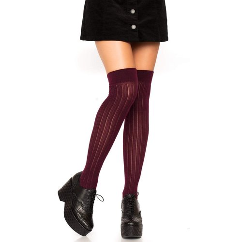 Angie Rib Knit Knee Socks - 6926      00122