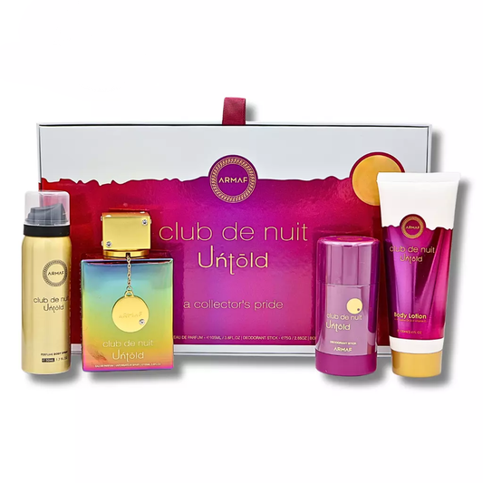 ARMAF CDN UNTOLD FRAGRANCE 4PC SET, WOMEN'S GIFT SET, EDP-Pinkfoxxx