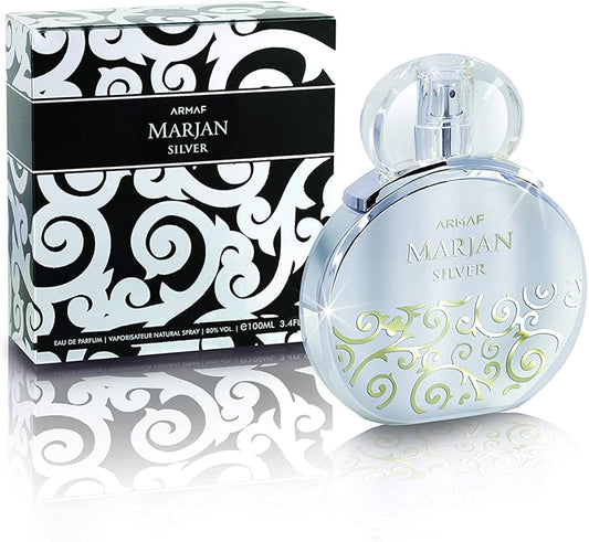 ARMAF MARJAN SILVER 3.4OZ, MEN'S PERFUME, EDP-Pinkfoxxx