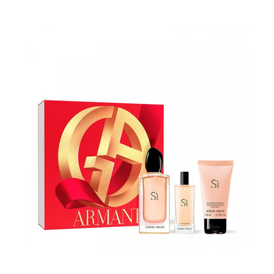 ARMANI 3PC SET, WOMEN'S GIFT SET, EDP-Pinkfoxxx
