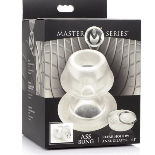 ASS BUNG CLEAR HOLLOW ANAL DILATOR 4.1 " - XRAG756XL