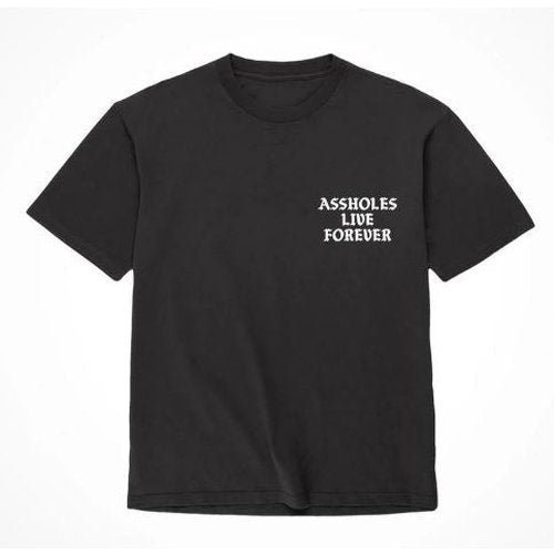 ASSHOLES LIVE FOREVER BLACK & WHITE - LARGE