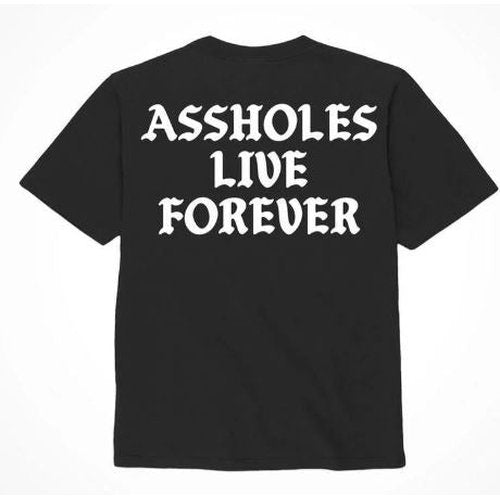 ASSHOLES LIVE FOREVER BLACK & WHITE - XXLARGE