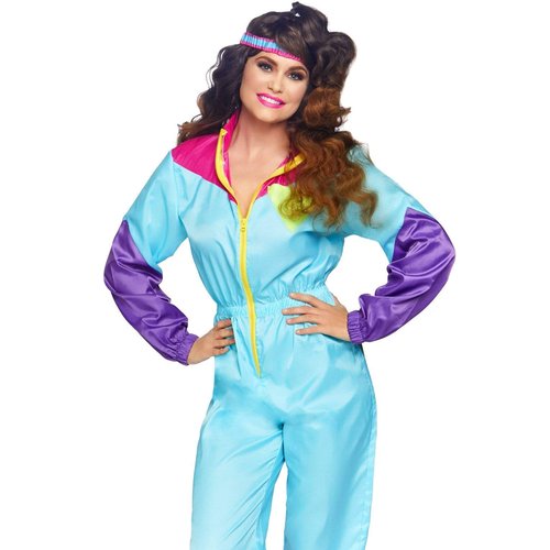 Awesome 80s Track Suit Costume - 86813     10105