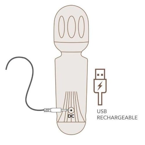 AZALEA RED RECHARGEABLE MINI WAND - RO16MWARRD