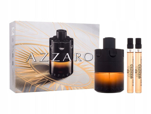 AZZARO THEMOST WANTED PARFUM 3PC SET, MEN'S GIFT SET, EDT-Pinkfoxxx