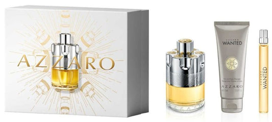 AZZARO WANTED 3PC SET, MEN'S GIFT SET, EDT-Pinkfoxxx