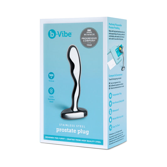 b-Vibe Stainless Steel Prostate-Pinkfoxxx