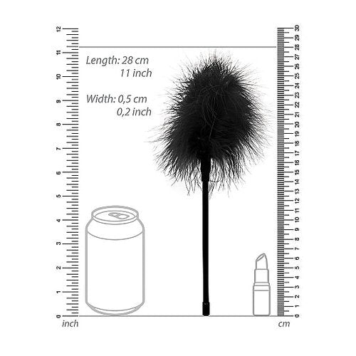 B&W FEATHER TICKLER - SHTOU694BLK