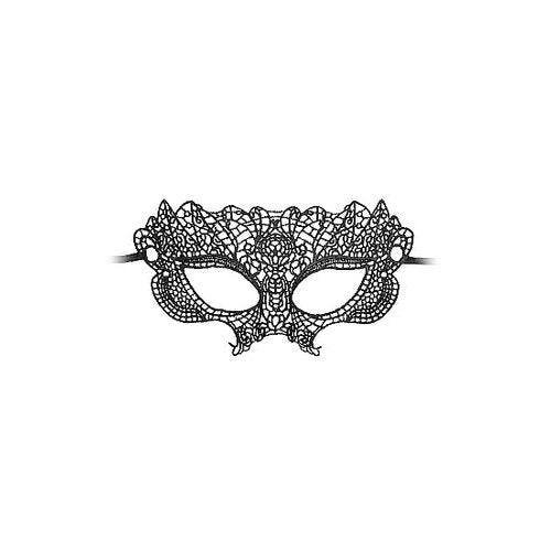 B&W LACE EYE MASK PRINCESS - SHTOU684BLK