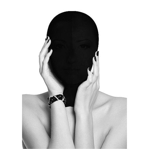 B&W SUBJUGATION MASK ALLOWS JUST A HINT OF LIGHT - SHTOU691BLK
