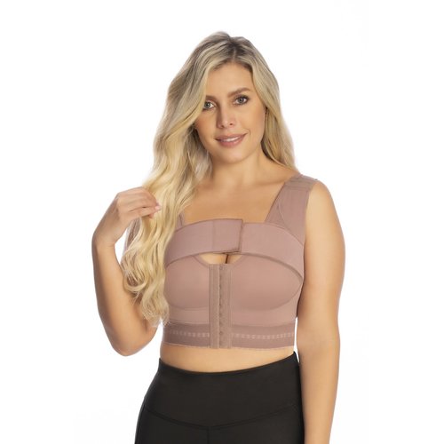 Post-Surgical Bra with Stabilizer. Find all the comfort in a single garment. Fit 360 post-