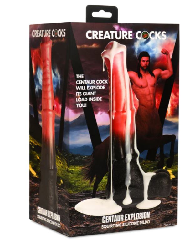 CREATURE COCKS CENTAUR EXPLOSION SQUIRTING DILDO - XRAH308
