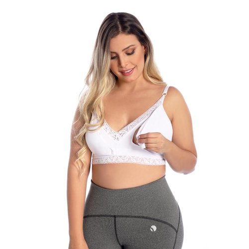 Maternity Bra. This is a special bra for the breastfeeding period.  Lace at the neckline a