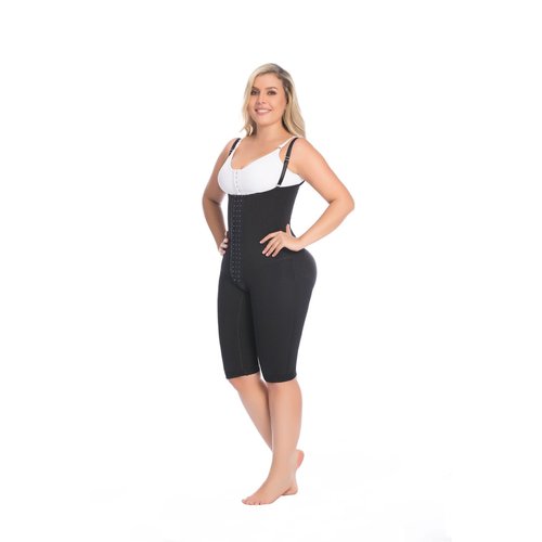 Body Garment Below Knee-Suspenders and Braless. During the postoperative or cosmetic surgi