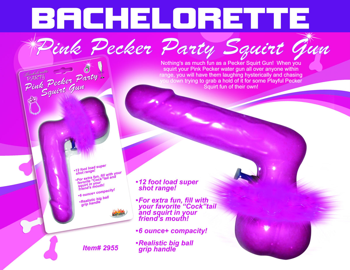 PINK PECKER PARTY SQUIRT GUN