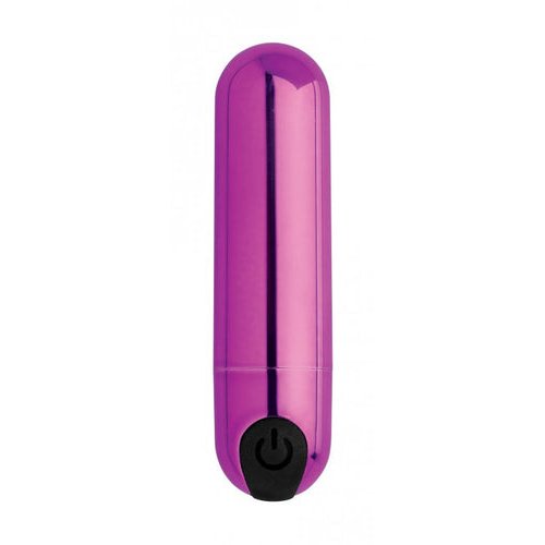BANG! 10X VIBRATING METALLIC BULLET PURPLE - XRAG656PUR