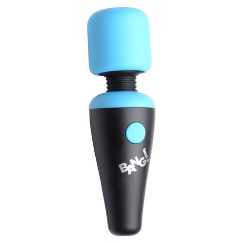 BANG! 10X VIBRATING MINI WAND BLUE - XRAG786BLU