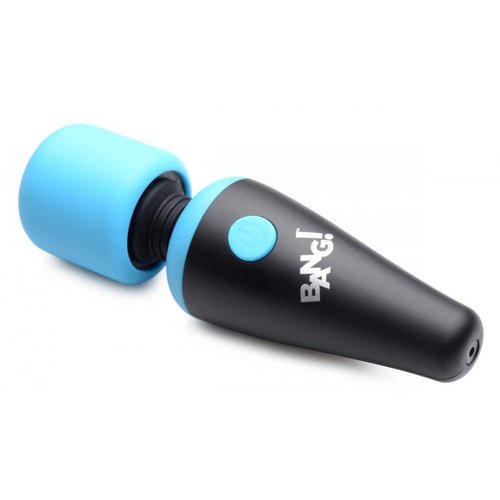 BANG! 10X VIBRATING MINI WAND BLUE - XRAG786BLU