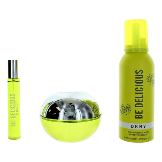 BE DELICIOUS 3PC SET, WOMEN'S GIFT SET-Pinkfoxxx