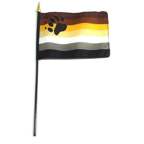 BEAR STICK 4 x 6 FLAG - PHSGS507