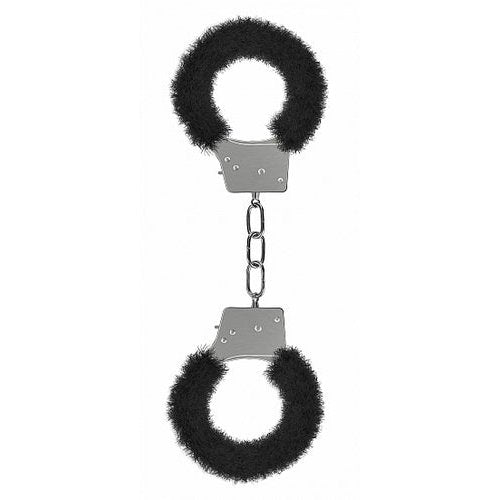 BEGINNER'S HANDCUFFS FURRY BLACK - SHTOU002BLK