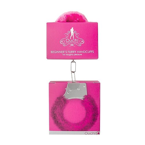 BEGINNER'S HANDCUFFS FURRY PINK - SHTOU002PNK