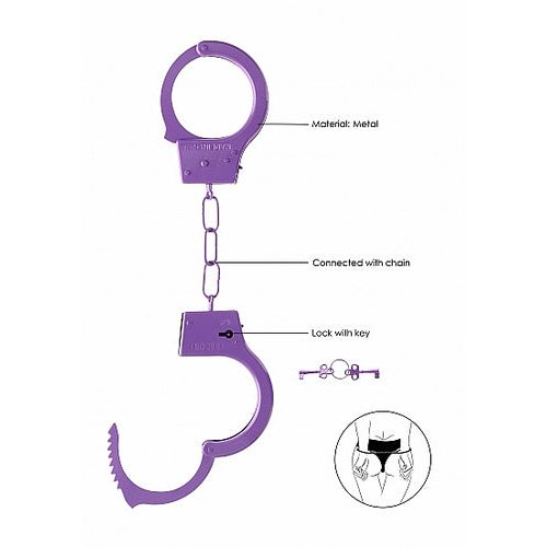 BEGINNER'S HANDCUFFS PURPLE - SHTOU001PUR