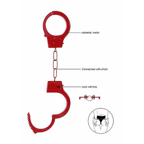BEGINNER'S HANDCUFFS RED - SHTOU001RED