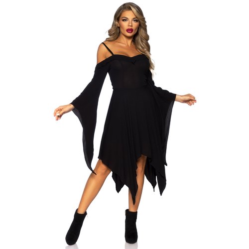 Bell Sleeved Peasant Dress - 87117     00101
