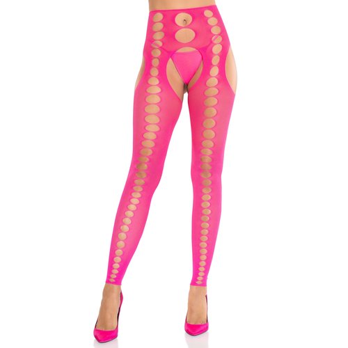Bex Cut-Out Suspender Tights - 9244      00122