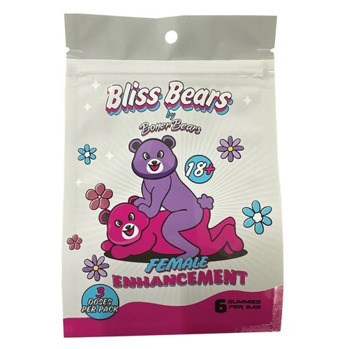 Bliss Bears Single Gummy Display of 20