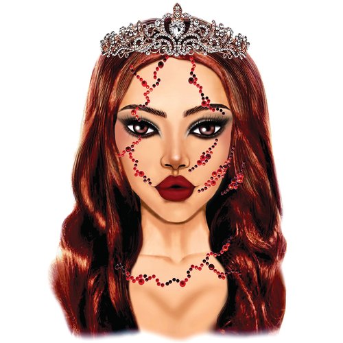 Bloody Face Jewels Sticker - EYE052    00322