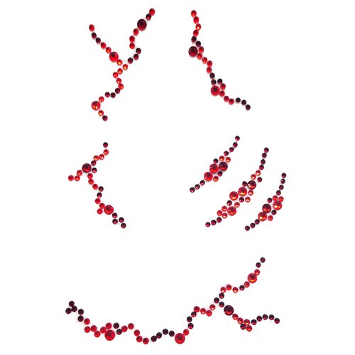Bloody Face Jewels Sticker - EYE052    00322