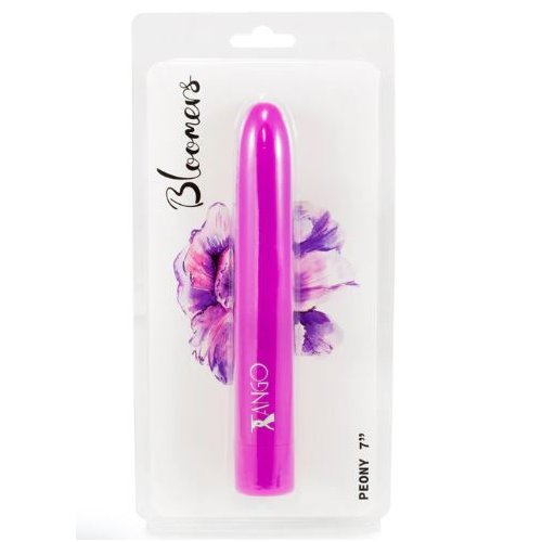 BLOOMERS PEONY CLASSIC VIBRATOR 7IN PURPLE - FRBLMR010030