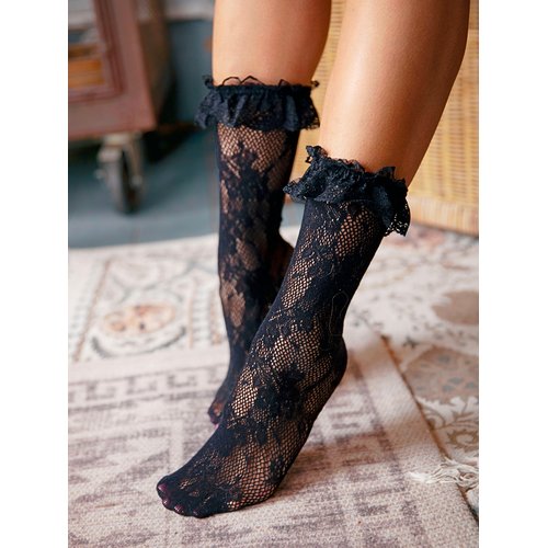Blossom Lace Ankle Socks - 3002      00122