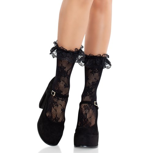 Blossom Lace Ankle Socks - 3002      00122