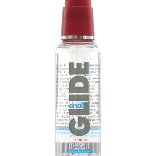 ANAL GLIDE SILICONE LUBRICANT 2OZ PUMP - BA046