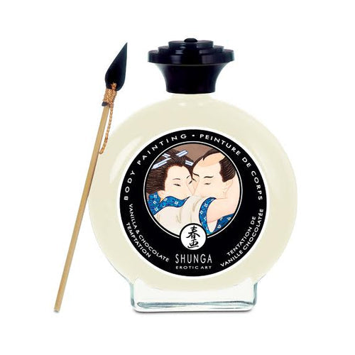 EDIBLE BODY PAINT VANILLA & CHOCOLATE TEMPTATION 3.5 OZ - SH7001