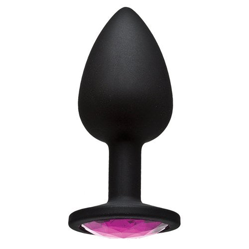 Booty Bling Silicone Plug Small-Pink