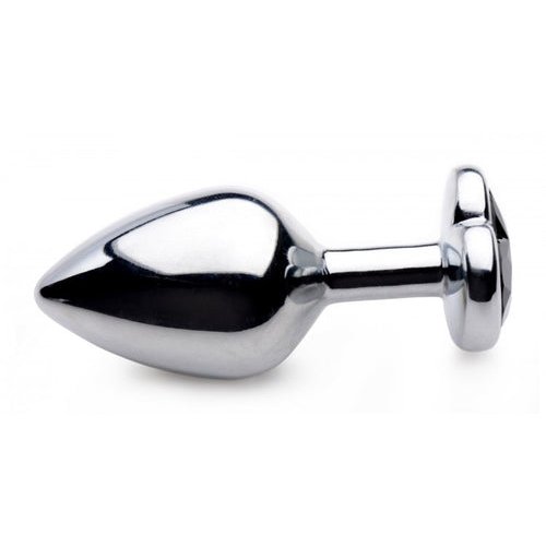 BOOTY SPARKS BLACK HEART GEM ANAL PLUG MEDIUM - XRAG476M