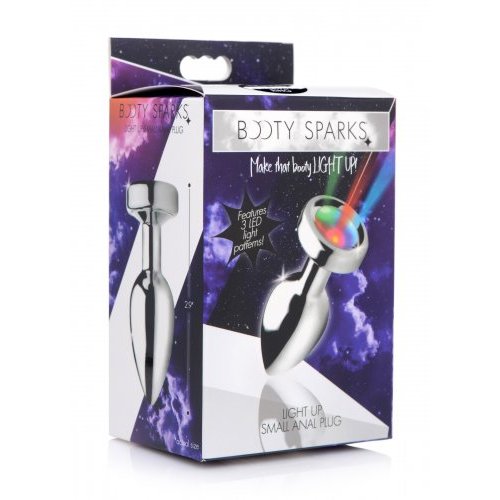 BOOTY SPARKS LIGHT UP SMALL ANAL PLUG - XRAG173S