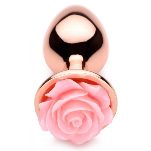 BOOTY SPARKS PINK ROSE GOLD SMALL ANAL PLUG - XRAG855S