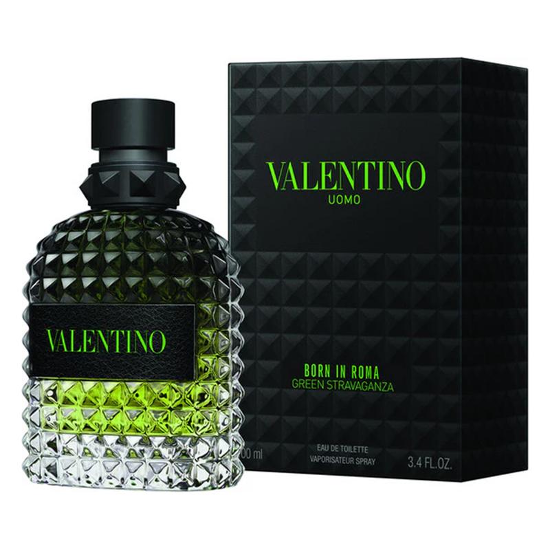 BORN IN ROMA 3.4OZ, GREEN EXTRAVAGANZA, MEN'S PERFUME-Pinkfoxxx