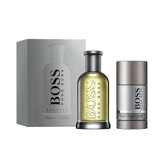 BOSS BOTTLED 2PC SET, MEN'S GIFT SET-Pinkfoxxx