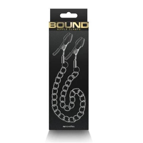 BOUND NIPPLE CLAMPS DC2 GUNMETAL - NSN130301